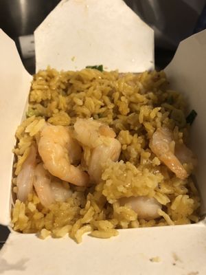 JFD. Juicy Fresh Delicious shrimp fried rice from Annie's First Wok!