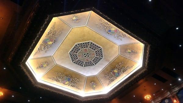 the restored dome ceiling