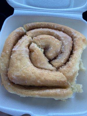 Fresh baked cinnamon rolls at The Bread House! Delicious!!