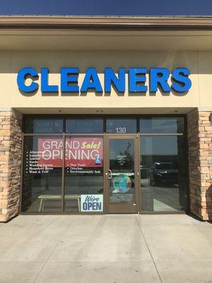 Grand Opening 20% off all dry cleaning! Come in today!