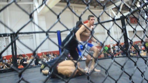 Steve's 1st MMA fight. win by knockout