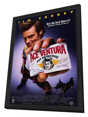 Ace Ventura 27 x 40 Framed Deluxe Wood movie poster $169.95