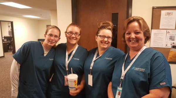 Certified Nurse Aide (CNA) students from Career Quest