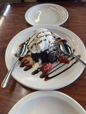 Chocolate lava cake