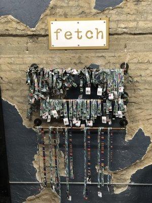 Fetch/Paducah custom collars, leads & harnesses by Merry Jane & Thor.