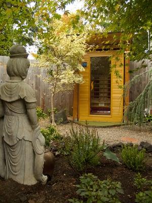 Private sauna garden