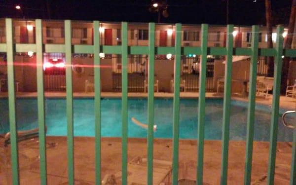 Pool at night...pretty aint it...