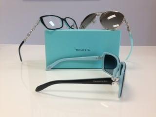 Tiffany eyeglasses and sunglasses