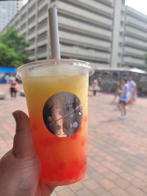 Strawberry bubble tea