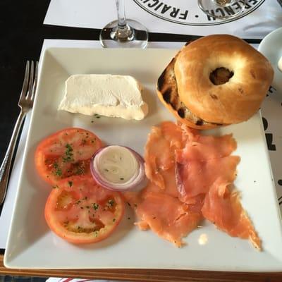 Lox bagel. Self-assembly.