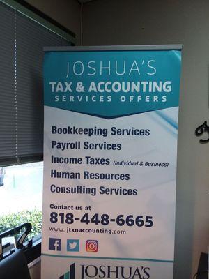 Has una cita para Tu Declararacion de Impuestos, llamanos al 818 448 6665 o 
visita nuestra página a 
www.jtxnaccounting.com