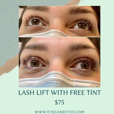 Lash Lift with Free Tint