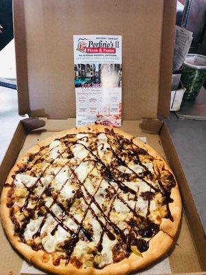 Was told this is the BBQ chicken pizza, but this isn't my pic.