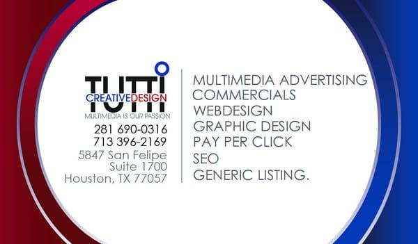 Multimedia Advertising, Commercials, Webdesign, Graphic Design, Marketing, SEO