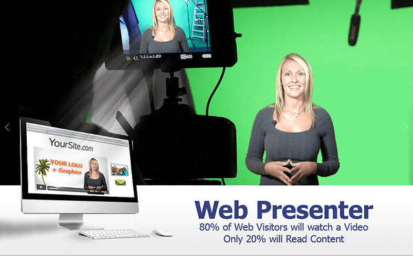 Live Talent Green Screen for Promotional or Training Videos.