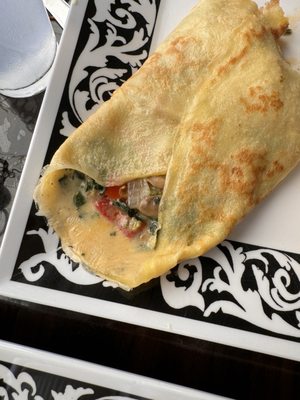 Crêpe vegetarian