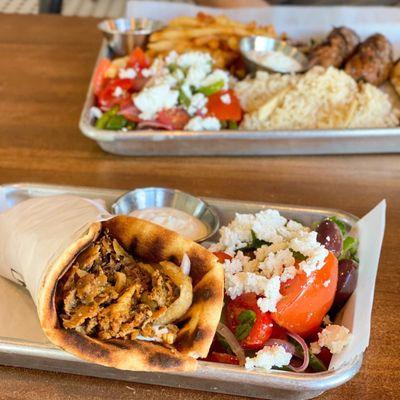 Chicken gyro (front)