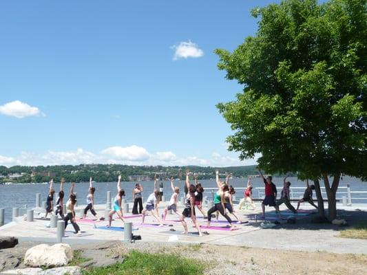 Yoga on the Waterfront