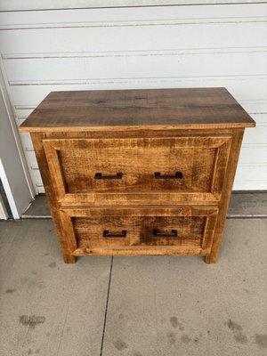 Our vanity. Just add the sink, vessel, and faucet!