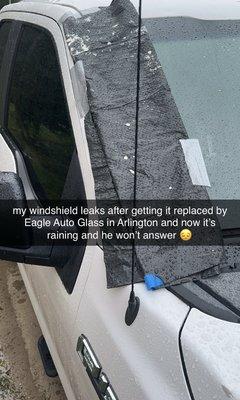 leaky windshield