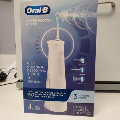 Oral B Water Flosser available at Ocean Springs Dental.