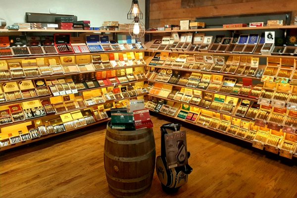 Walk-in humidor room has something for everybody with variety of top-name cigars.