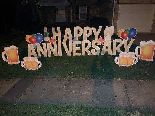 We love celebrating Birthdays! Contact us now to book your next sign rental.