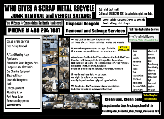 Who Gives a Scrap Metal Recycling and Junk Removal