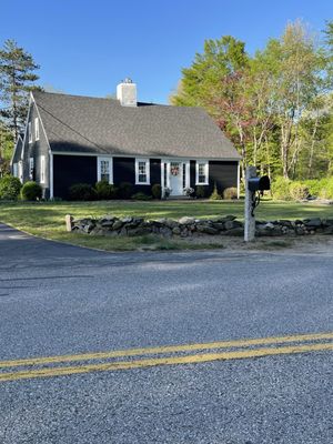 Granite post mailbox!