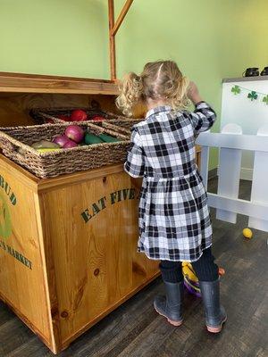 Waiting room play area