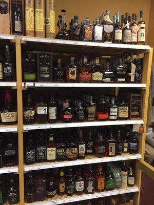 Great bourbon selection!