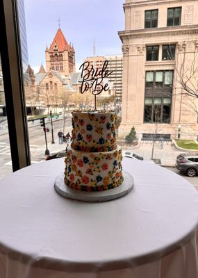 Custom bridal shower cake