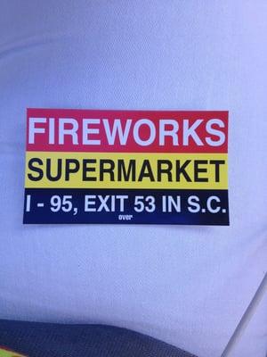 Fireworks Supermarket