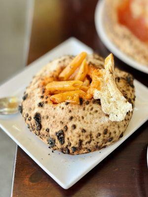 Bread bowl pasta