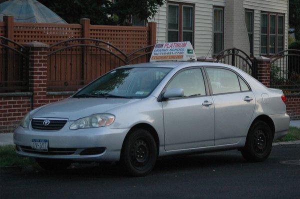 One of the Platinum Driving School Cars that my brother took lessons and exams. And he passed!