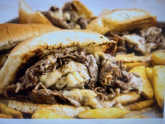 Double meat Philly steak