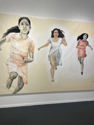 Women running