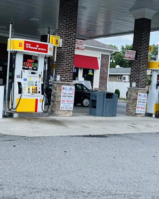 We are located at Shell Gas  Station