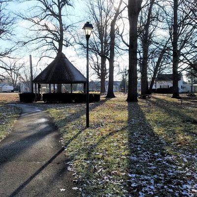 gazebo and lights