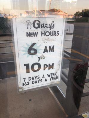 Store hours