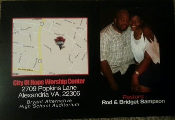 City of Hope Worship Center flyer part-2