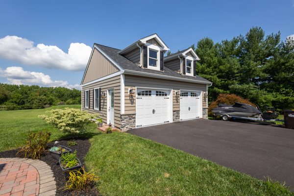 Garage with Second Floor Storage