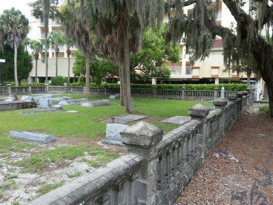 Small historic cemetery