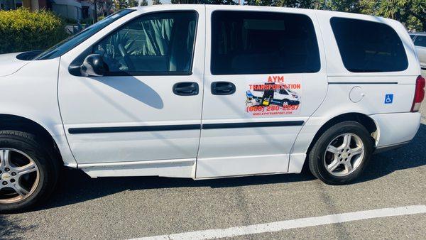 One of our accessible wheelchair vans