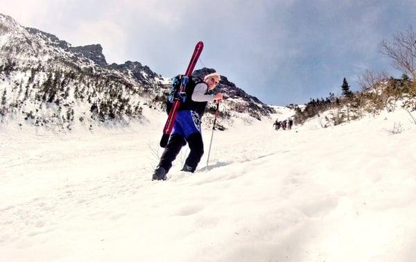 Backcountry skiing