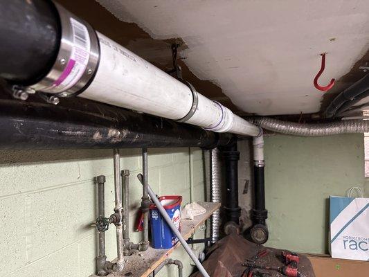 Main drain pipe repair