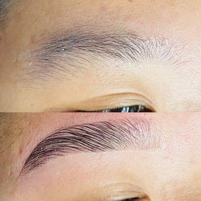 Brow lamination