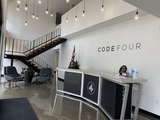 Code Four office lobby