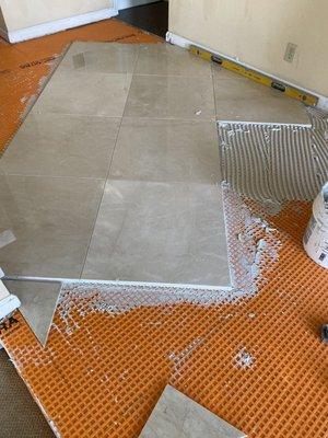 Installation Marble Tile Cupertino