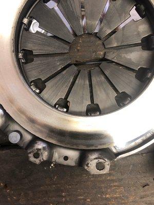 Damaged flywheel